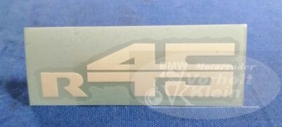 Aufkleber R 45 weiß