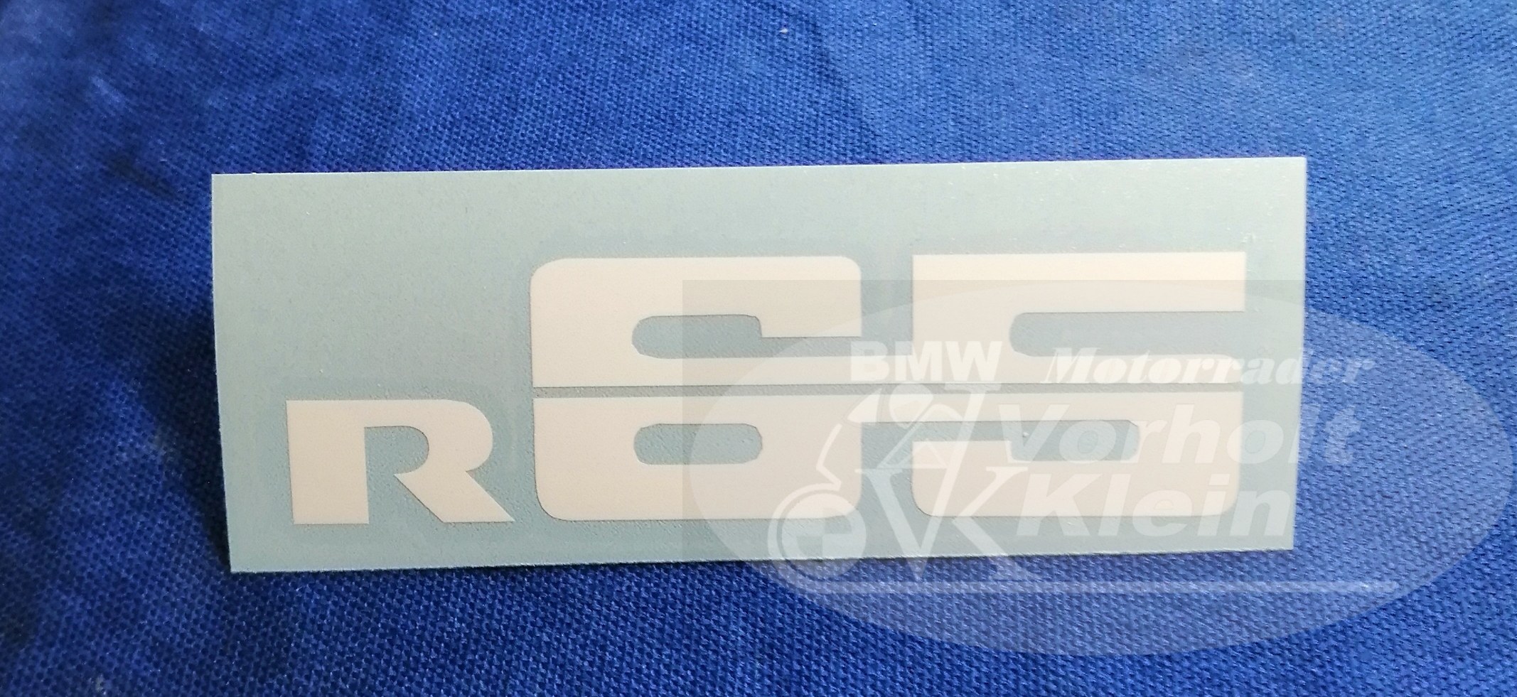 Aufkleber R 65 weiß