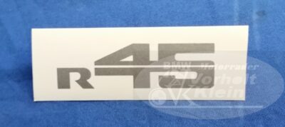 BMW R45 & R65LS Aufkleber R 45 silber