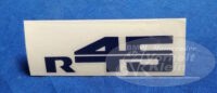 Aufkleber R 45 blau