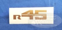 Aufkleber R 45 gold