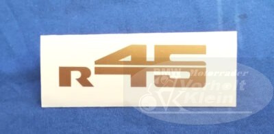 Aufkleber R 45 gold