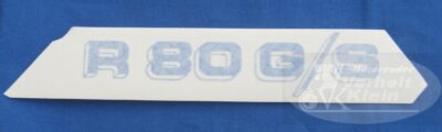BMW R80G/S R65G/S bis R80ST R 80 G/S Aufkleber l.oder R . blau/weiß