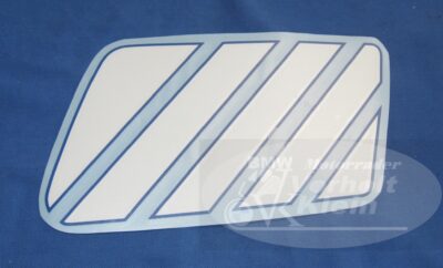BMW R80G/S R65G/S bis R80ST Tankdekor weiß/blau links