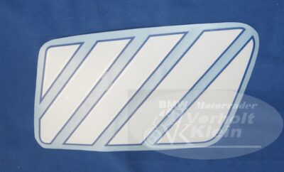 BMW R80G/S R65G/S bis R80ST Tankdekor weiß/blau rechts