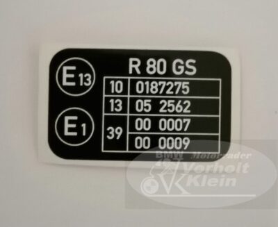 BMW R80G/S R65G/S bis R80ST Aufkleber