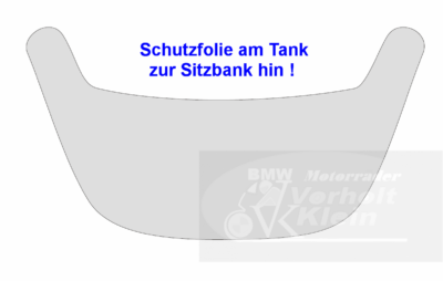 BMW R80G/S R65G/S bis R80ST Tankschutzfolie