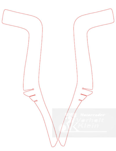 BMW R80G/S R65G/S bis R80ST Tankschutzfolie Paar