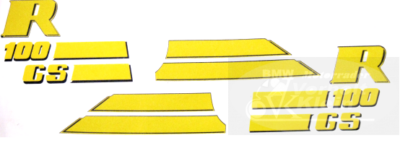 BMW R80GS ab 1991 bis R100GS PD R80 Basic Dekorsatz R 100 GS gelb