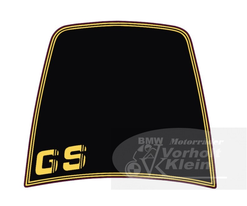 Dekor Windschild in gelb 1 Dekor Windschild in gelb 2303908 BMW R80GS bis R100GS PD 1990 Dekor Windschild in gelb