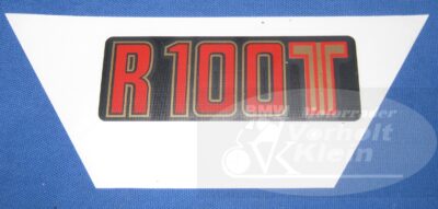 BMW R 60/7 - R 100 RT Bj. 1976 - 1979 Aufkleber Siebdruck R 100 T, rot/gold