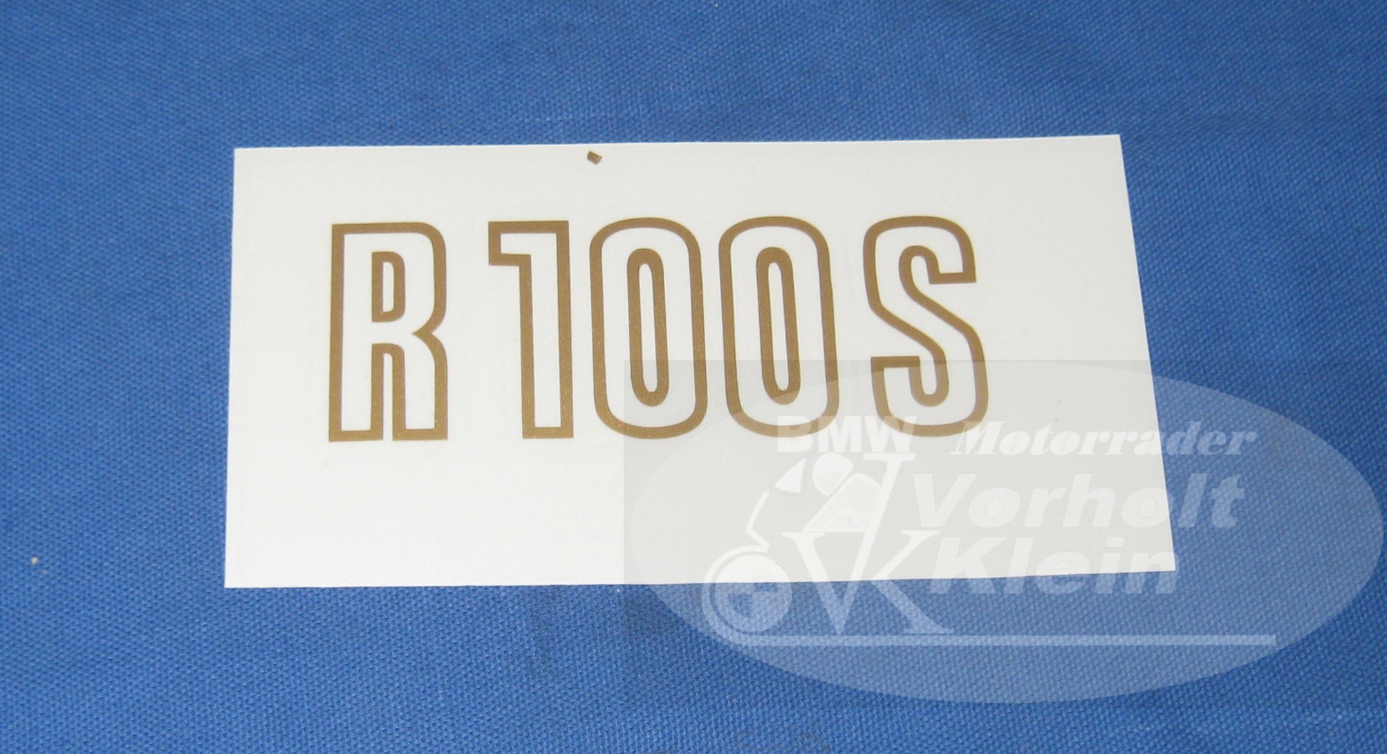 Aufkleber R 100 S in Gold 1 Aufkleber R 100 S in Gold 1240697 BMW R 60/7 - R 100 RT Bj. 1976 - 1979 Aufkleber R 100 S in Gold