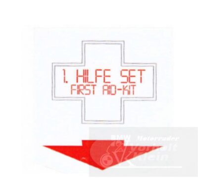 BMW R60/6 - R90/S Hinweisschild “ Rot Kreuz “ am Tank