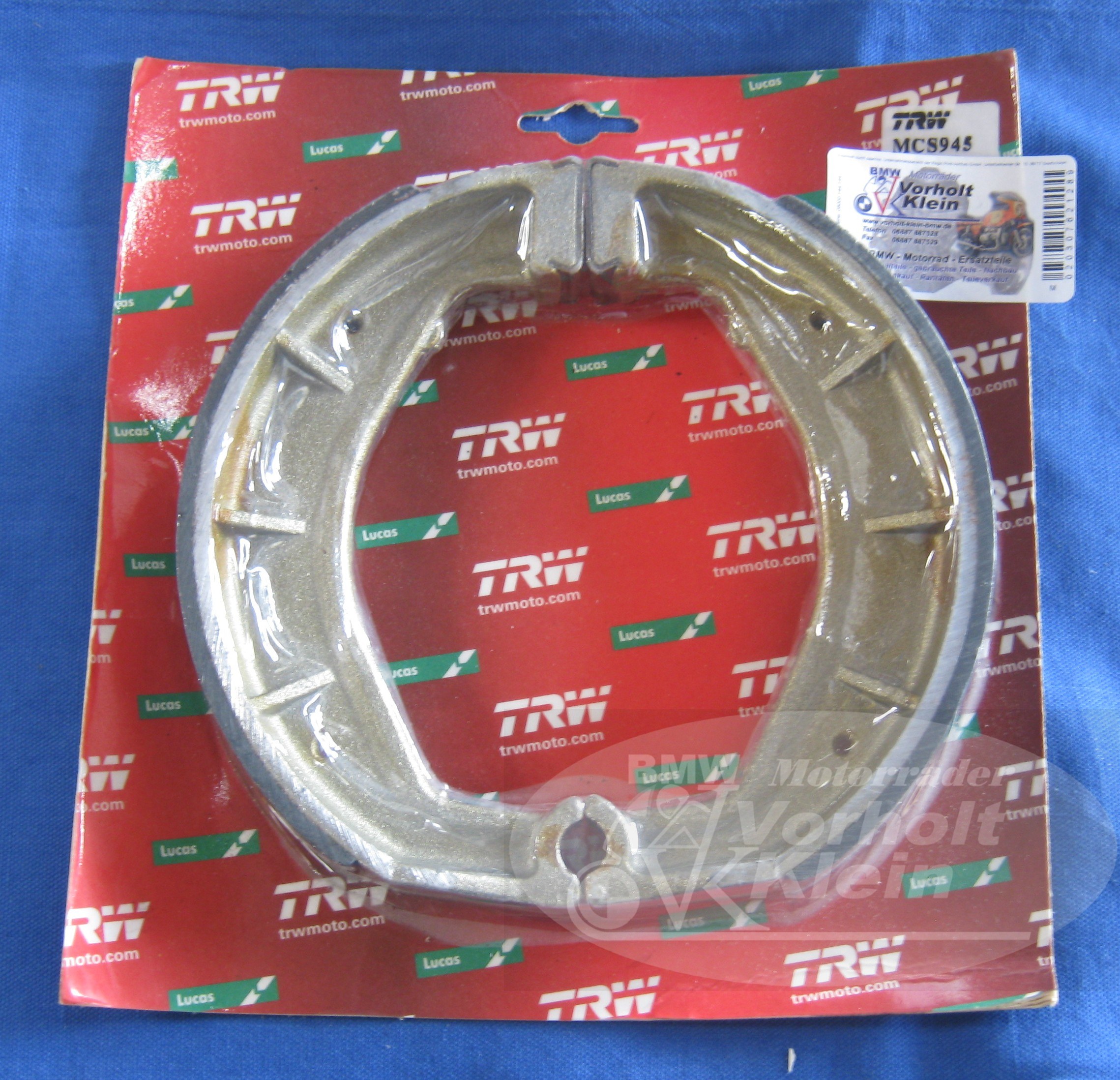 Bremsbacken Satz hinten ab 9/89 1 Bremsbacken Satz hinten ab 9/89 MCS945 BMW R80GS bis R100GS PD 1990 Bremsbacken Satz hinten ab 9/89