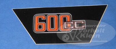 BMW R60/6 - R90/S Aufkleber Siebdruck 600 cc, rot/silber