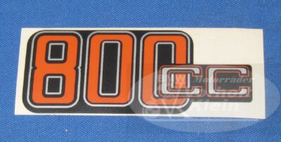 BMW R 60/7 - R 100 RT Bj. 1976 - 1979 Aufkleber Siebdruck 800 cc, rot/silber