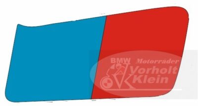 BMW R80G/S R65G/S bis R80ST Zieraufkleber rot/blau links