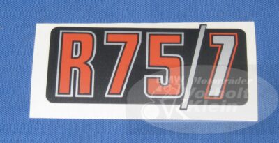 BMW R 60/7 - R 100 RT Bj. 1976 - 1979 Aufkleber Siebdruck R 75/7 in rot silber