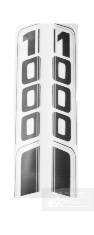 BMW R80GS bis R100GS PD 1990 Dekorsatz  L+R schwarz 1000 cc