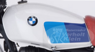 Zieraufkleber blau/blau rechts 2 Zieraufkleber blau/blau rechts 1242364 BMW R80G/S R65G/S bis R80ST Zieraufkleber blau/blau rechts