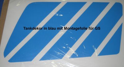 BMW R80G/S R65G/S bis R80ST Aufkleber  blau/blau