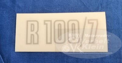 Shop 4 Shop R 100 / 7 Aufkleber in silber – BMW Motorrad Ersatzteil