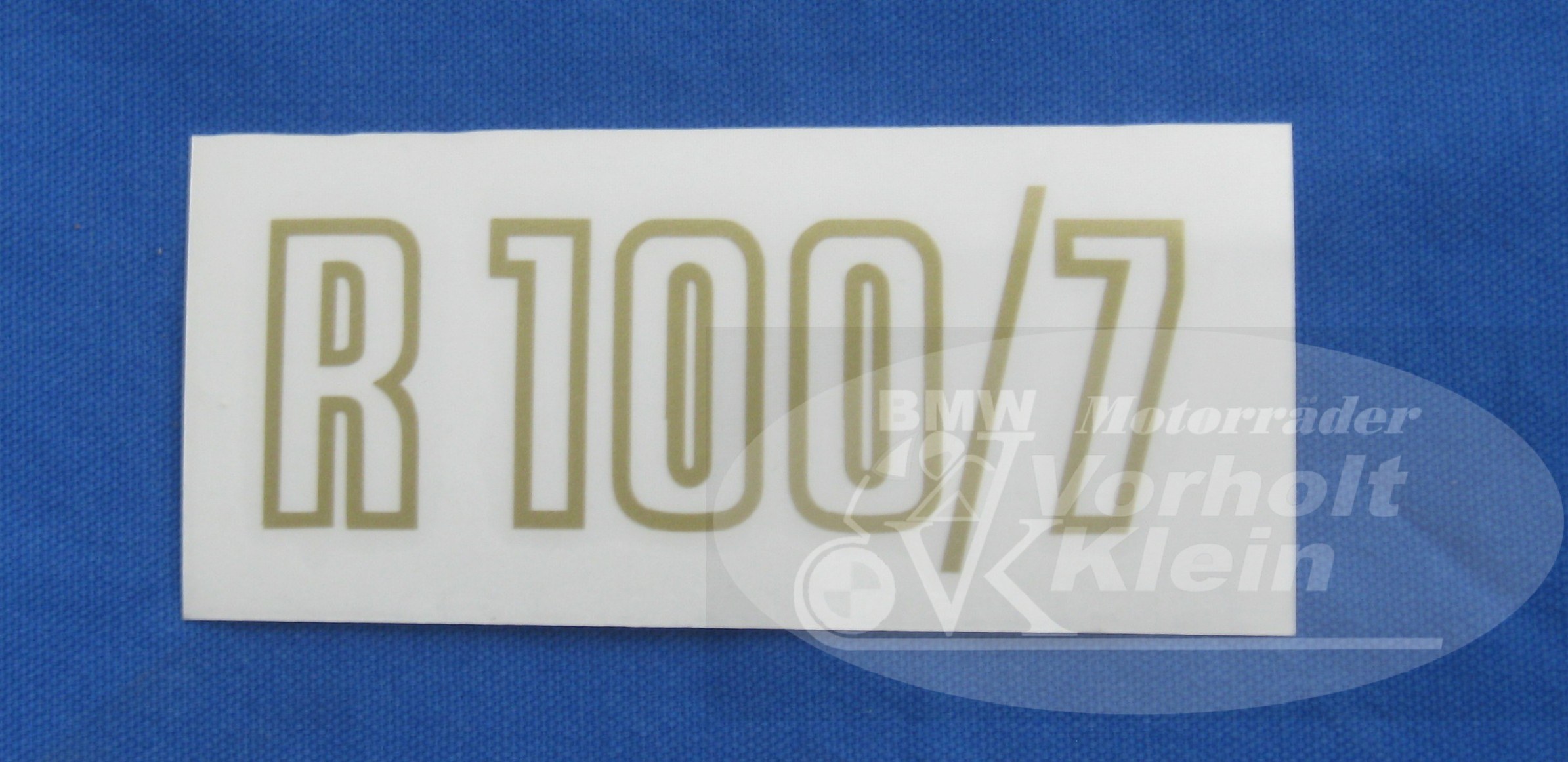 R 100 / 7 Aufkleber in gold 1 R 100 / 7 Aufkleber in gold G240000 R 100 / 7 Aufkleber in gold (Kopie) – BMW Motorrad Ersatzteil