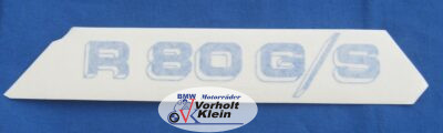 R 80 G/S Aufkleber l.oder R . blau/weiß