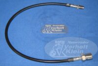Bremsleitung Stahlflex schwarz 680 mm