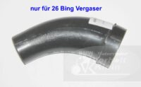 Ansaugrohr links  nur für 26 Bing Vergaser