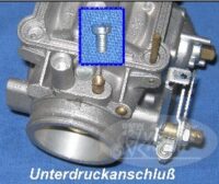 Schraube für Unterdruckanschluß