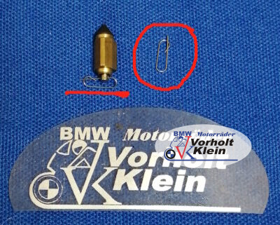 Klemmfeder für Schwimmernadel