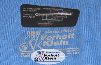 Hinweißschild RT rechts nach 85 Ölssorte
