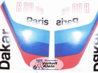 Paris Dakar Dekor Satz 8-Teile