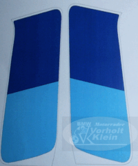 Tank Aufkleber blau/blau Satz