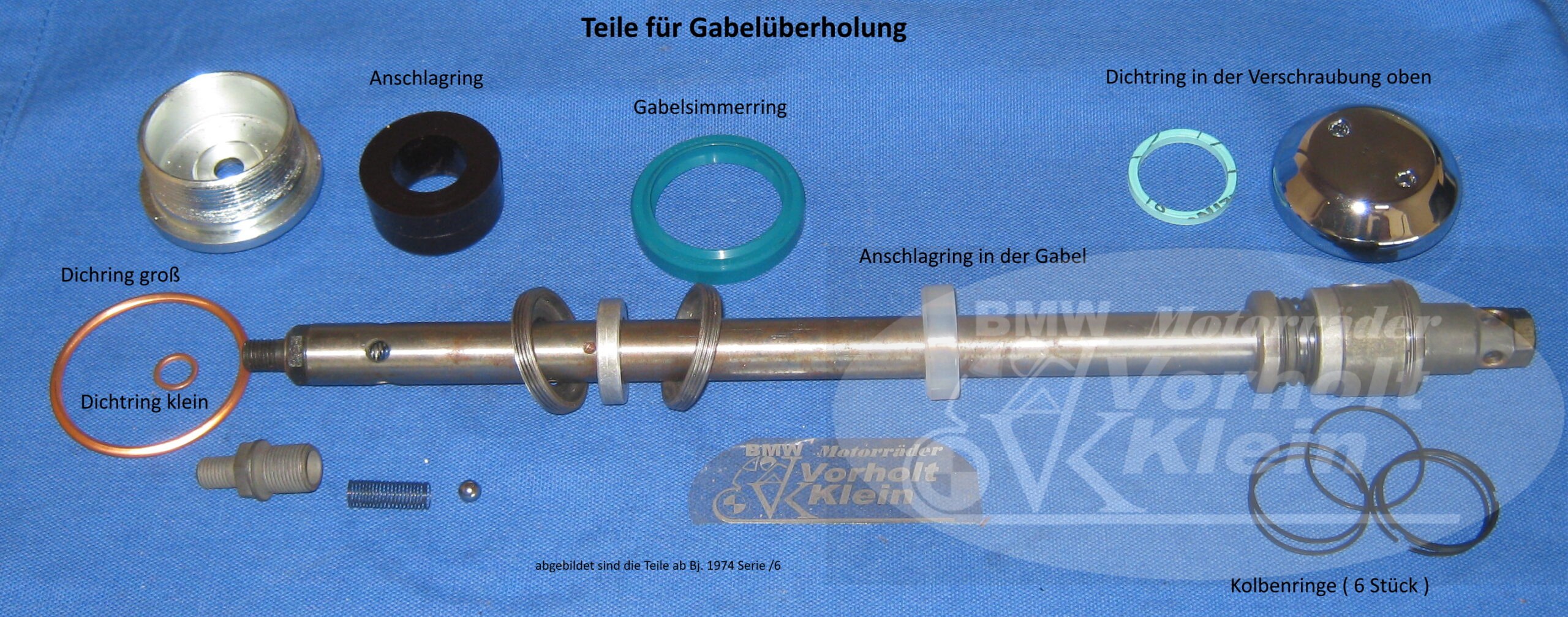 Gabel Überholung 1 Gabel Überholung 3100001 BMW R50/5 - R75/5 Gabel Überholung
