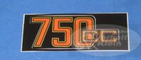 BMW R60/6 - R90/S Aufkleber Siebdruck 750 cc rot gol