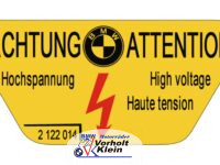Hinweisschild Achtung ab Bj 90
