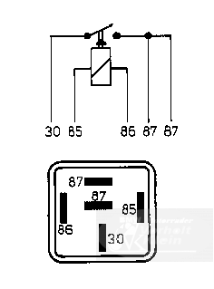 Anlassrelais 2 Anlassrelais 1243207 BMW R 60/7 - R 100 RT Bj. 1976 - 1979 Anlassrelais