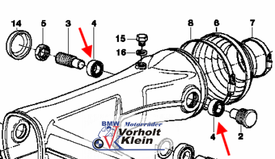 Schwingenlager zum Kardan Paralever Modelle