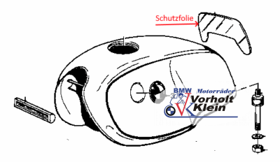Tankschutzfolie ab Bj. 76 bis alle Monolever Tanks